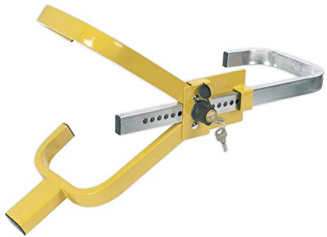 Sealey Locking Wheel Clamp - High Visibility - Thieft Deterent - Parking - PB396