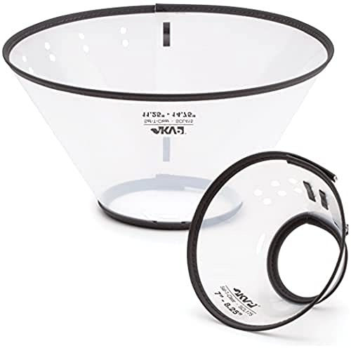 KVP Saf-T-Clear Dog Recovery Collar, Fits 6 to 9.5 Neck/4.5 Depth