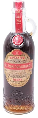 El Ron Prohibido Habanero 12 0,70 L.
