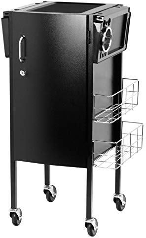 Activeshop Carro de peluquería 500 Delux Negro
