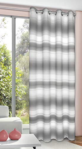 Albani Écharpe avec 8 œillets Gris 245 x 135 cm