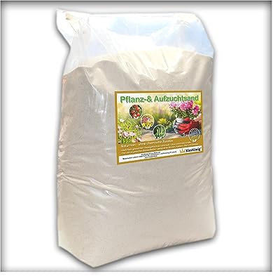5 kg Pflanz-& Aufzuchtsand Pflanzsand Orchideensand Kakteensand 0,4-0,8 mm