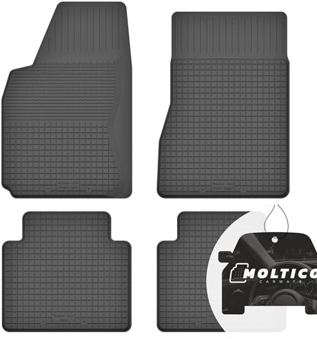moto-MOLTICO Gummimatten Auto, 4-teiliges Set, Allwetter Gummi Fußmatten mit Rand, Antirutsch & Wasserfest Autoteppiche - passend für Mercedes ML W163 1997-2005