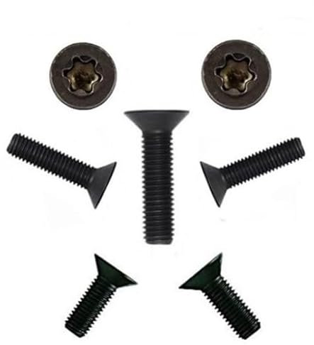 Senkkopfschrauben DIN 965 TORX Edelstahl SCHWARZ M 3 x 25 25 Stück