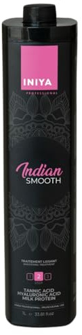Lissage Indien Tanin Sans Formol | Lissage Tanin & Acide Hyaluronique & Amla | Iniya Professional