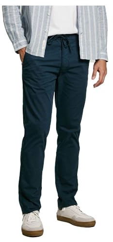 Pepe Jeans Pantalón Chino cómodo de Meter para Hombre, Azul (Dulwich Blue), 36, Azul (Azul Dulwich), 36W