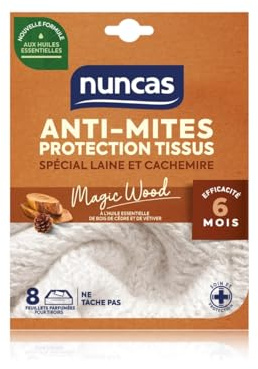 Nuncas Antitarme Protezione Tessuti - Magic Wood - 8 fogli
