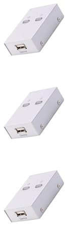 Hemobllo 3stücke USB Drucker Sharing Switch Automatischer Port USB-hub Für Scanner Und Drucker Kabellose Lösung Für Kleine Büros Langlebiges Material Einfache Installation
