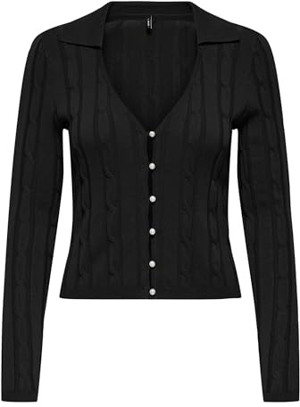 ONLY ONLMEDDI Cardigan | Knit Fit, Maniche lunghe, Casual, Temperatura massima 30°C ciclo delicato