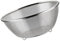 Colador de Cocina Multifuncional, Coladores de Arroz de Acero Inoxidable de Cocina Acero Inoxidable Tazón de Lavado Colador de Alimentos con Pie para Frutas y Verduras 28 X 12 Cm