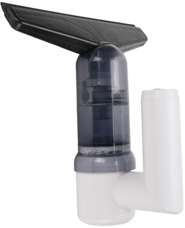 Asixxsix Robot Limpiacristales Limpiacristales Automático con Potente Absorción de Agua Limpia Cristales Eléctrico Anti Niebla y Anti Condensación para Ducha Espejo Cristal Encimera