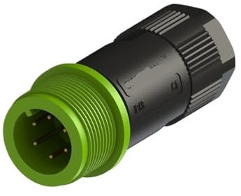 Connettore di cablaggio plug-in [estremità maschio a 6 poli], morsetto impermeabile IP68 for esterni