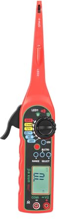 RASTKY Multimètre Portatif Tenu dans la Main avec la Double Lampe de Test de LED pour les Circuits Automatiques de Voiture-testeur Compact et Efficace pour les Passionnés de Voiture