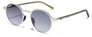 D.Franklin - Unisex-solglasögon med UV-skyddsglas - Polariserad - Modell ultra-light-s-round