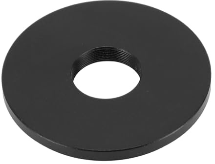 ChengyuWei Anillo adaptador para objetivo de microscopio, anillo adaptador para cámara con rosca RMS, adaptador de aleación de aluminio RMS a filtro roscado para fotografía macro con DSLR e i (58mm)
