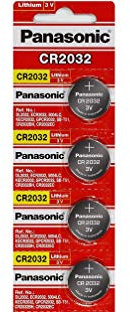 Panasonic Pile CR2032 (pack de 4) pile bouton au lithium 3V