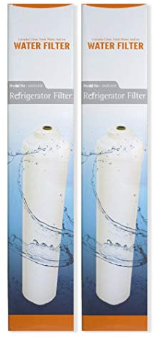 Microfilter DA2010CB | Set med 2 - externt vattenfilter kylskåp kompatibelt med Samsung DA29-10105J - HAFEX/EXP/LG 5231JA2010B Haier/Wpro - Whirlpool USC100 / Beko/Haier kylskåp