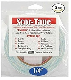 Scor-Tape 1/4 X 27yds (5 Rolls) (Original Version)