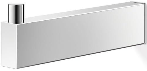 ZACK 40032 Linea Wall Mounted Spare Toilet Roll Holder, 5.12-Inch, High Glossy Finish by Zack