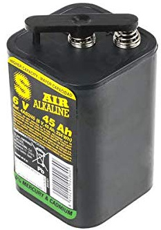 Cegasa - Pile ecoli 4R25 6V Air/Alcaline (4AS2/45 CEGASA) coque plastique très longue durée
