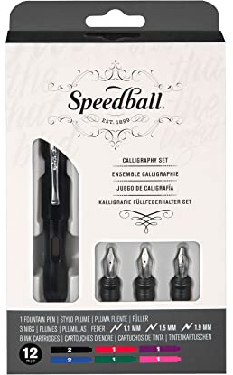 Speedball Art Products 002903 Calligraphy Fountain Pen Set