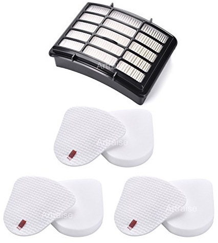 Artraise 1+3 Pack Filters for Shark Vacuum Filter Replacement, fit Navigator Lift Away NV350 NV351 NV352 NV355 NV356E NV360 NV370 UV440 UV490 UV540 CU500 Cleaner, Compare to Parts XFF350 & XHF350