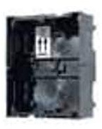 Abb Scatola Cassetta da incasso per posto esterno con pulsanti o con modulo gruppo fonico telecamera citofono (2CSV1006CE (11/12 file di pulsanti))