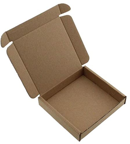 50 x C7 A7 Brown Box 101x101x22mm (4x4x0.8) RM Large Letter Cardboard Shipping Mailing Boxes