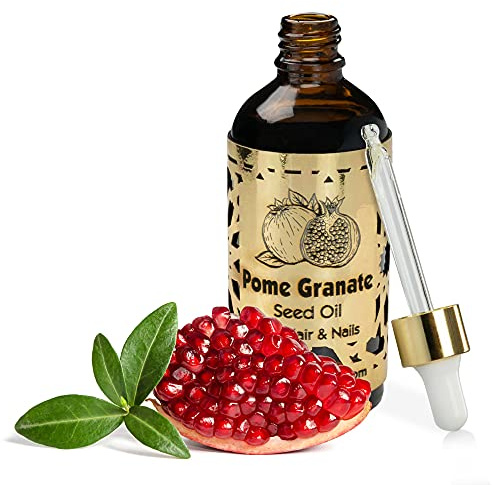 R&M Beauty-Oleo Granatapfelkern-Öl - Bio Granatapfel-Öl für Gesicht & verbessertes Haut-Bild - bekämpft Akne & Haarausfall - Natur-Kosmetik - 100ml