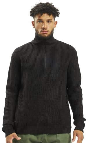 Brandit Marine Pullover Troyer, Uomo, black, 5XL 64