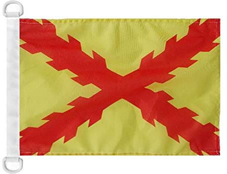 AZ FLAG Bandera Náutica España Tercios Morados Viejos 45x30 cm | Uso exterior y náutico Enseña náutica española resistente a la intemperie con costuras dobles y bordes reforzados