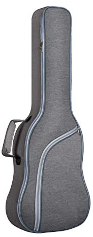 JNJOOD Tasche für E-Gitarre, 12 mm Polsterung, doppelt verstellbare Schulter für E-Gitarre, klassische Gitarre und mehr