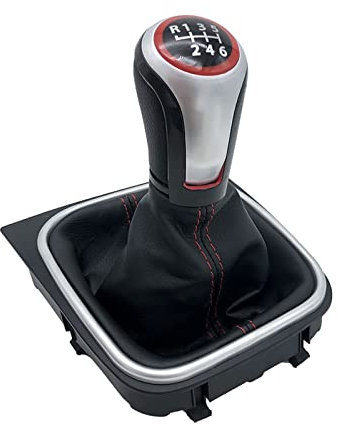 Schaltknauf Schaltknauf Hebel Schaltmanschette Kofferraumabdeckung Für Golf 6 Für MK6 Für R20 Für Golf 5 Für A5 Für MK5 Für GTI Für GTD Für Jetta Für R32 Für A6 2004–2014 Schalthebel Schaltknauf (Far