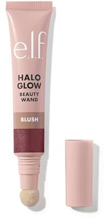 e.l.f. Halo Glow Blush Beauty Wand, Flüssiger Rouge Wand Für Strahlende, Errötete Wangen, Mit Squalan Infundiert, Vegan & Tierversuchsfrei, Berry Radiant, 10 ml