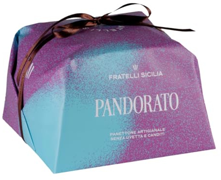 Panettone Artiginale Fratelli Sicilia Pandorato Confezione 900 g Made in Italy