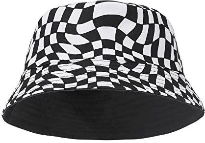 KDWAVE Fischerhut für Damen und Herren, Reine Baumwolle, doppelseitig zu tragen, niedliche Fischerhüte für Herren, Strand-Fischerhüte für Damen