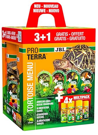 JBL Proterra Tortoise MENU 250ml 3+1 Landschildkröten Mix 1000 ml