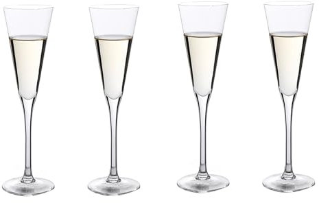 Vasos Cristal Copas de vino clásicas y elegantes, copas de vino altas hechas a mano y copas de vino de alta gama for fiesta, regalo en casa, cumpleaños, Hotel, Bar Personaliza ( Size : 180ml/6oz , Col