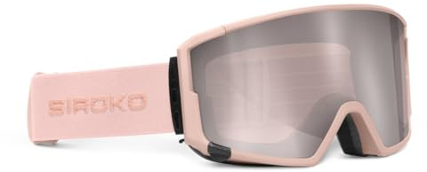 SIROKO - Gafas de Esquí y Snow con Lente Magnética G3 Tara Rosa