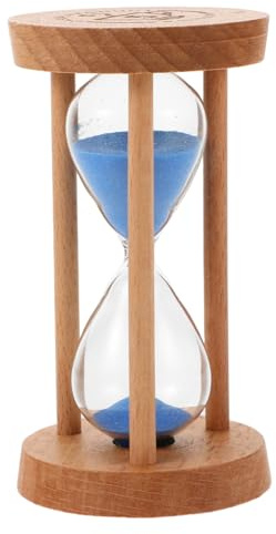 Mini Sand Timer Hourglass for Girl Creative Sandglass for Bathroom Kitchen Decorative Countdown Timer for Tooth Brushing Management
