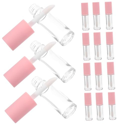 MERRYHAPY 15 Stück Kleine Leere Lipgloss Tuben 10ml Aus Unbedenklichem Material Nachfüllbar Mit Applikator Für Lippenbalsam Und Lipgloss Tragbar Für Reisen Und Kosmetiktaschen