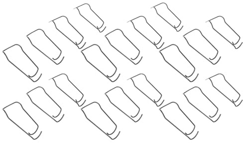 Gatuida 20 piezas Hebillas para Invernadero Fijación Soporte Accesorios Duraderos para Montaje Estructura Jardín