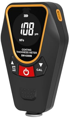 Strumento di calibro del misuratore di spessore del rivestimento per la vernice automobilistica che fornisce alta precisione di misurazione rapida ed esportazione di dati USB Misuratore di alta