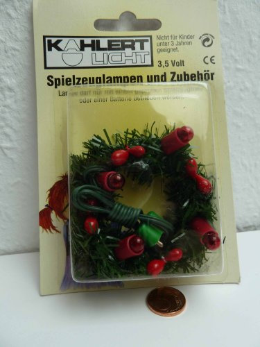 Kahlert Licht 40909 Puppenhauszubehör, grün, rot