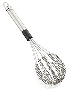 Leifheit Schneebesen Speed Quirl 33 cm ProLine-Serie, Rührbesen quirlt doppelt so schnell, spülmaschinengeeignet, aus rostfreiem Edelstahl, Rührstab mit praktischer Aufhängeöse, Schaumschläger