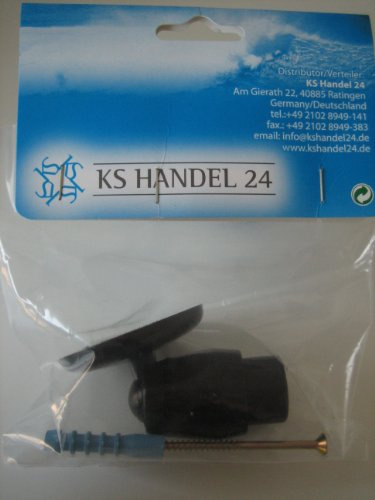 SCHRÄGWANDHALTER Ø27 mm DUSCHVORHANGSTANGE SCHRÄGWANDADAPTER WINKELSTANGE SCHWARZ! ADAPTER FOR CORNER ROD BLACK!
