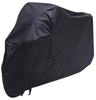 LEORX Jede Jahreszeit Motorrad Abdeckung wasserdicht staubdicht Schutzhülle (schwarz, XL)