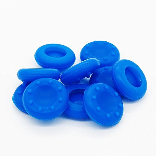 VOYTO® NEW 2016 Very 5 Pair/10 Pcs Replacement Silicone Analog Controller Joystick Thumb Stick Grips Cap Cover For PS3 / PS4 / Xbox 360 / Xbox One/Wii Game Controllers (black) [Xbox 360] … (Blue)