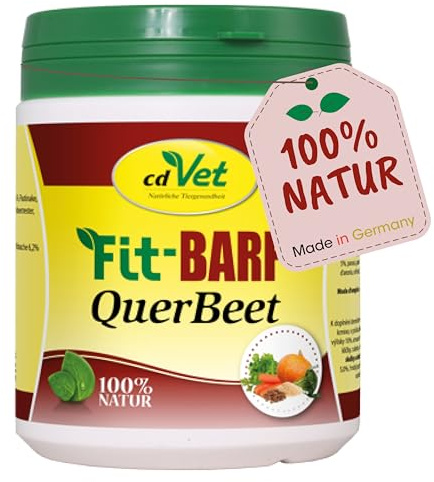 Fit-Barf Querbeet pour Chien 320 g – Complément Alimentaire végétal et Herbes de qualité supérieure, sans céréales, Produit Naturel