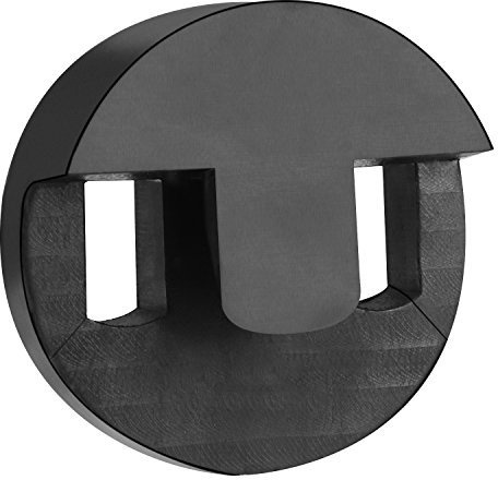 canomo 1 Pack Tourte Dämpfer Stil Cello rund zwei Loch Mute, schwarz